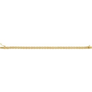 14K Yellow 4 mm Panther 6 1/2" Chain