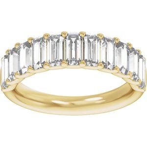 14K Yellow 2 1/4 CTW Lab-Grown Diamond Anniversary Band