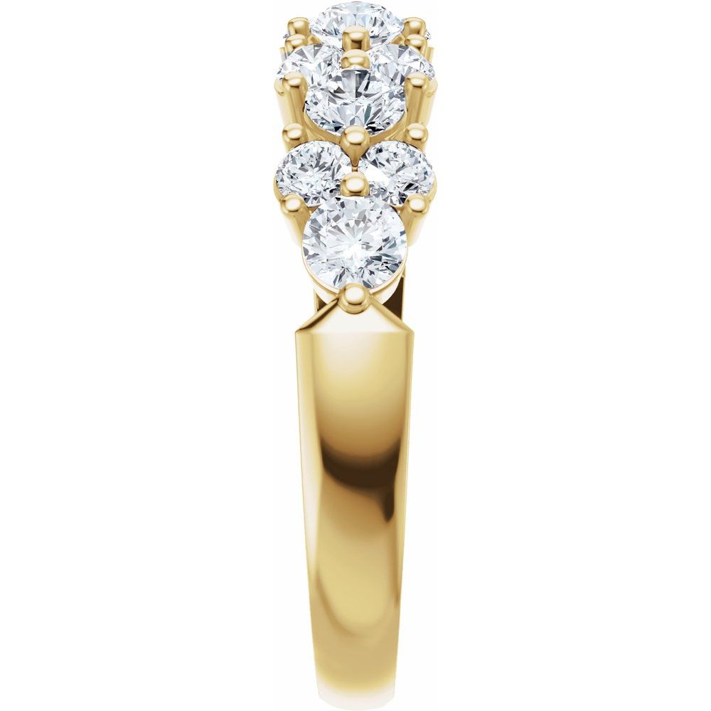 14K Yellow 1 CTW Lab-Grown Diamond Band