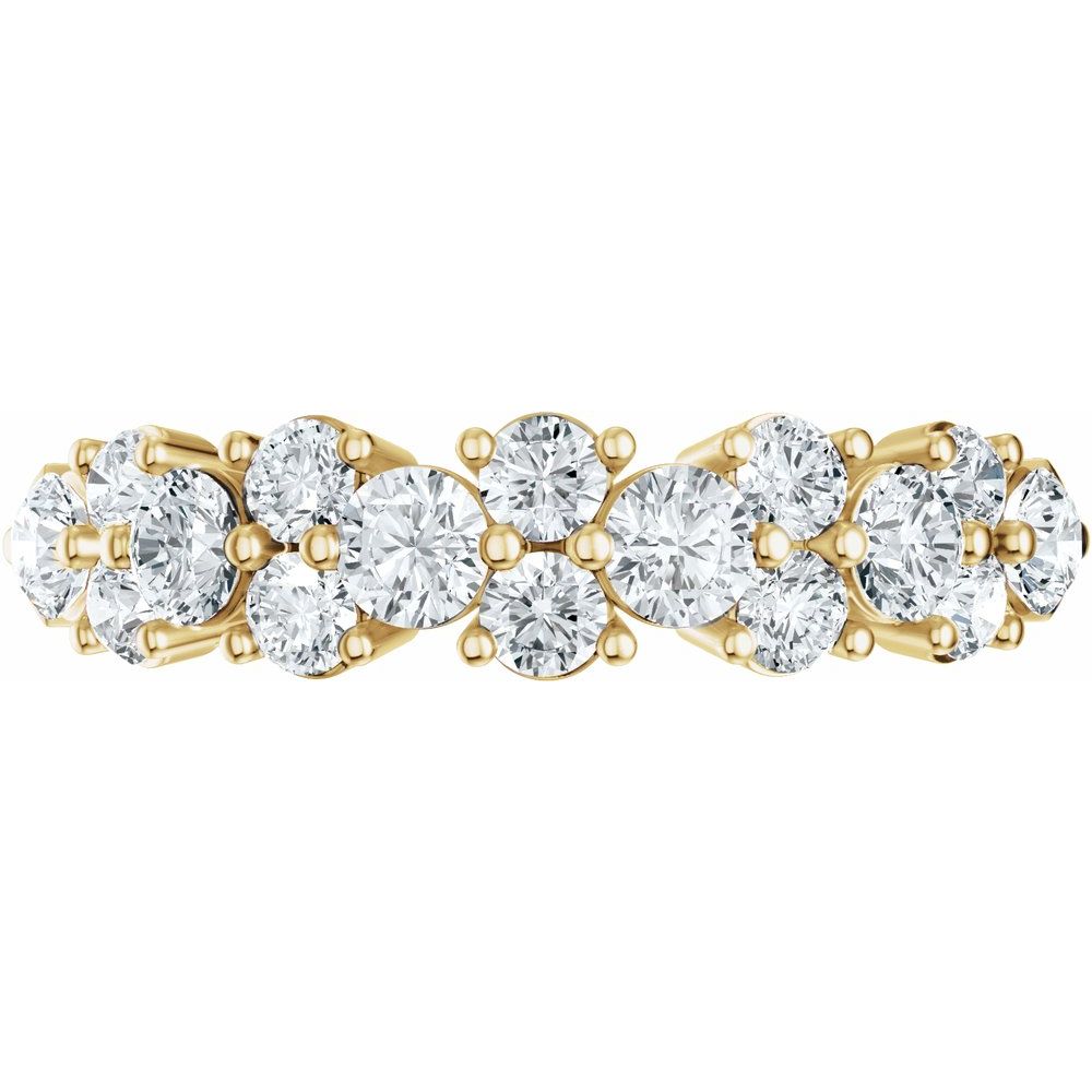 14K Yellow 1 CTW Lab-Grown Diamond Band