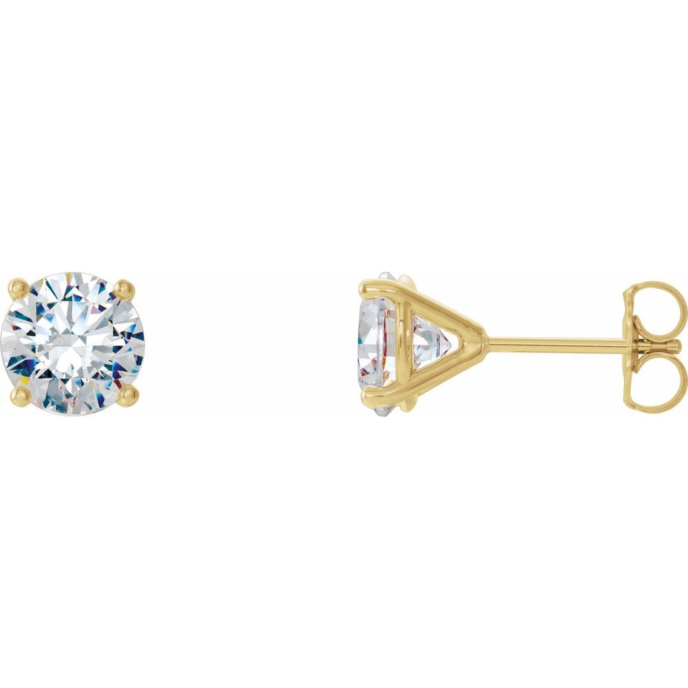 Diamonds and Gold Punto Luce Earrings