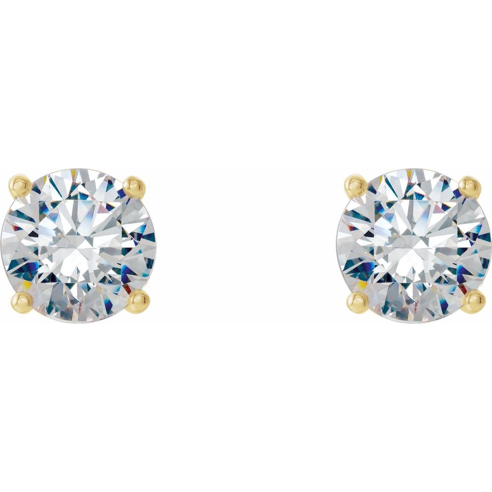 Diamonds and Gold Punto Luce Earrings