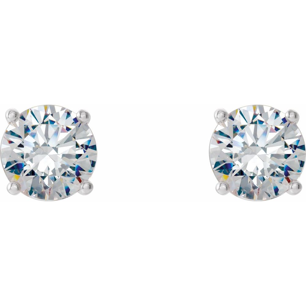 Diamonds and Gold Punto Luce Studs