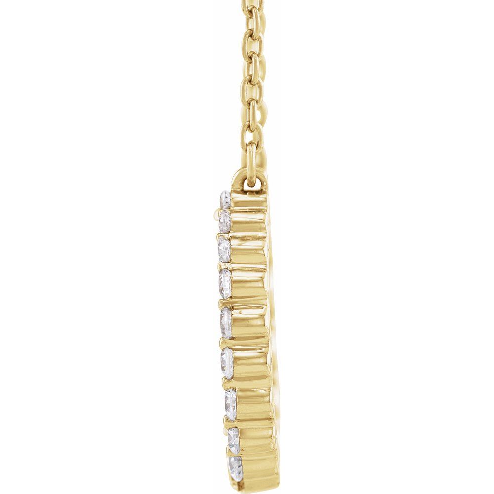 Diamonds and Gold Circolo Necklace