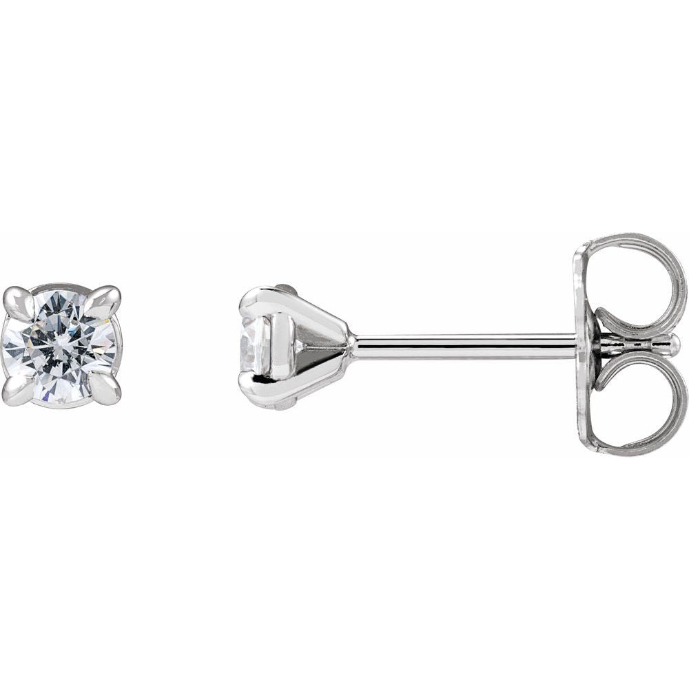 Diamonds and Gold Cocktail Stud Earrings