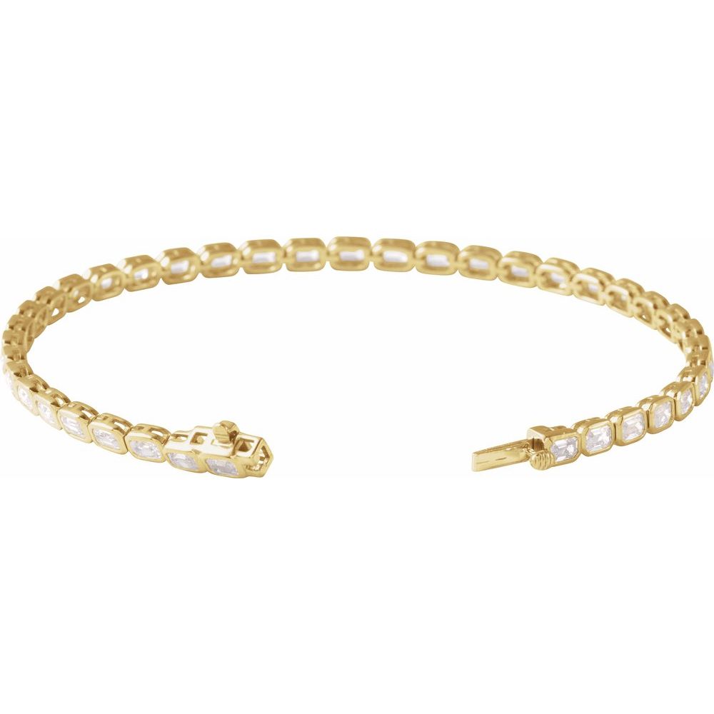 Diamonds and 14k Yellow Gold Ottavia Bracelet
