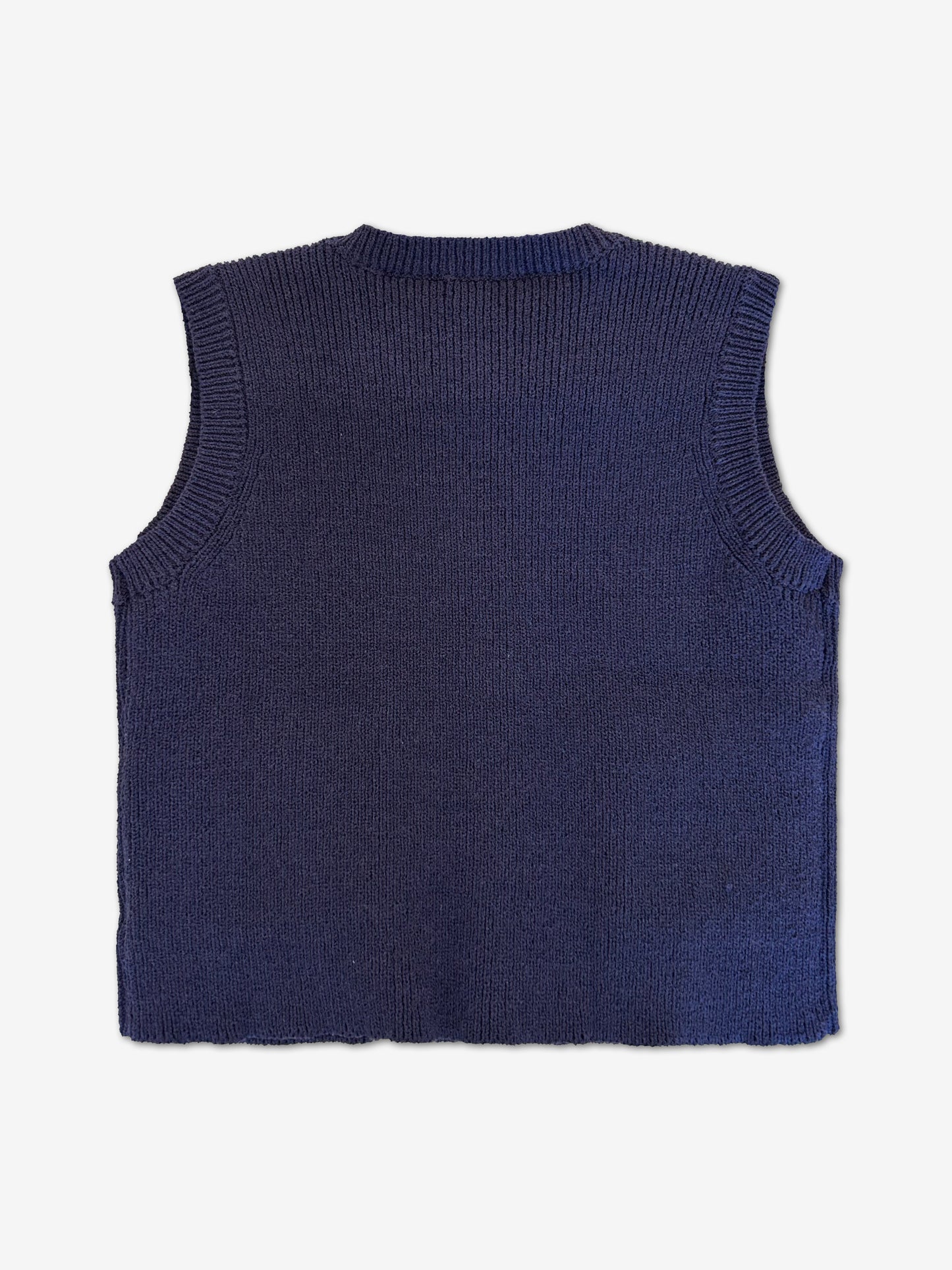 BUTTON DOWN SWEATER WAISTCOAT