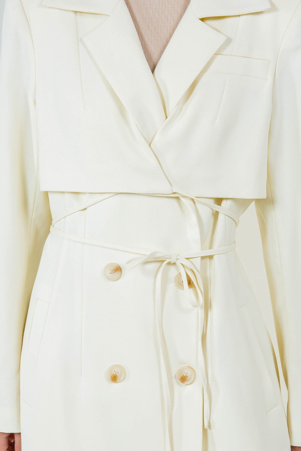 DOUBLE-BREASTED TRENCH COAT