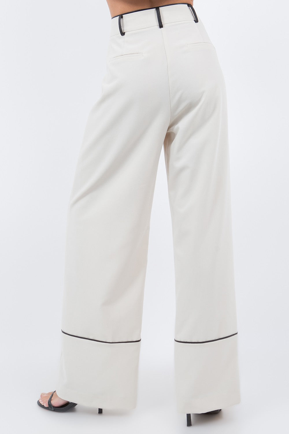 CONTRAST DETAIL TROUSERS