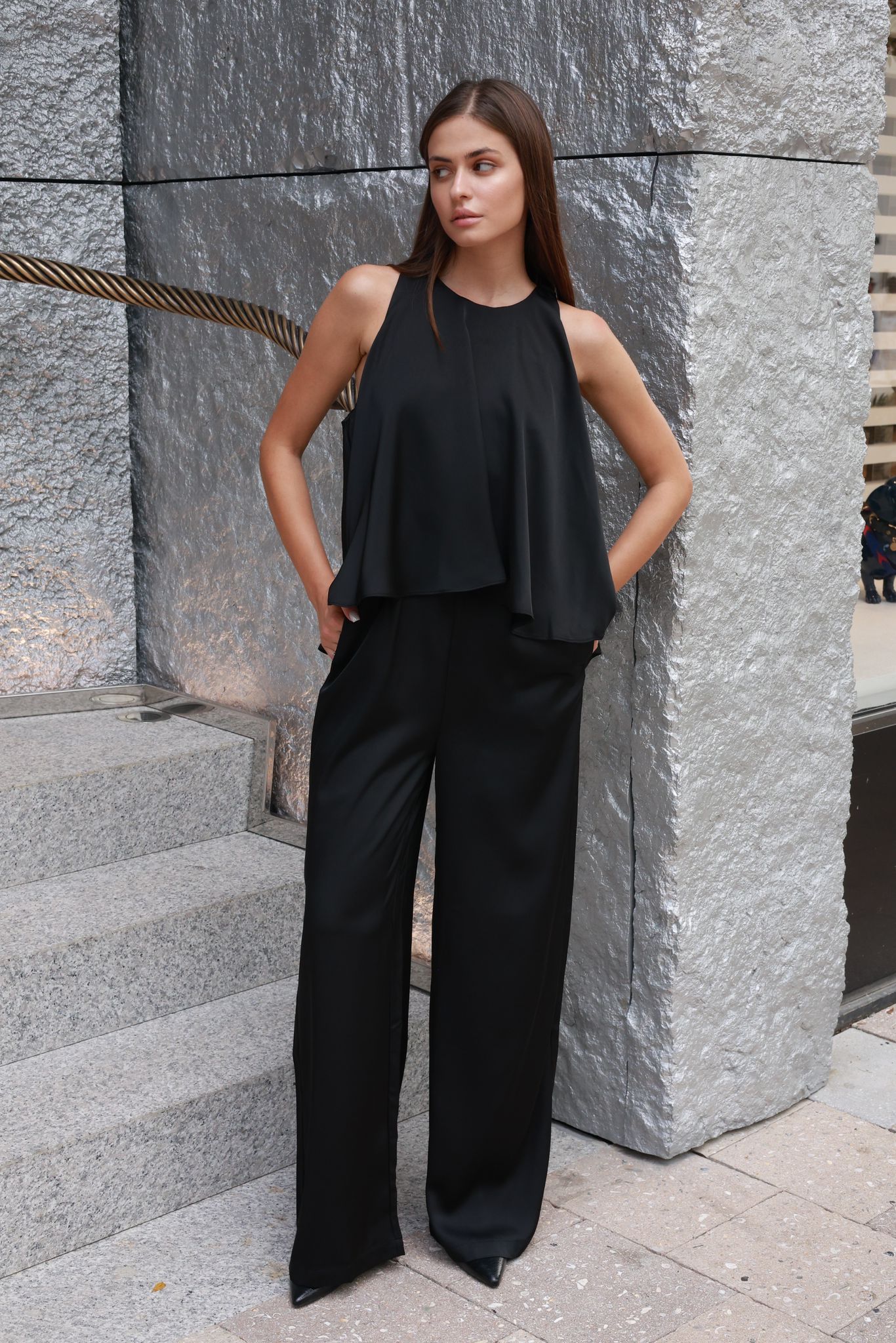 SATIN JUMPSUIT