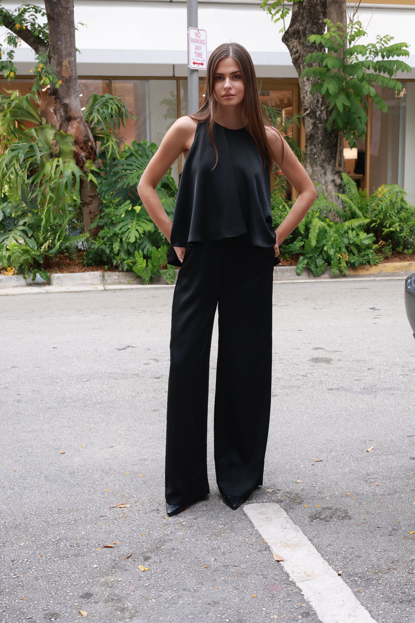 SATIN JUMPSUIT
