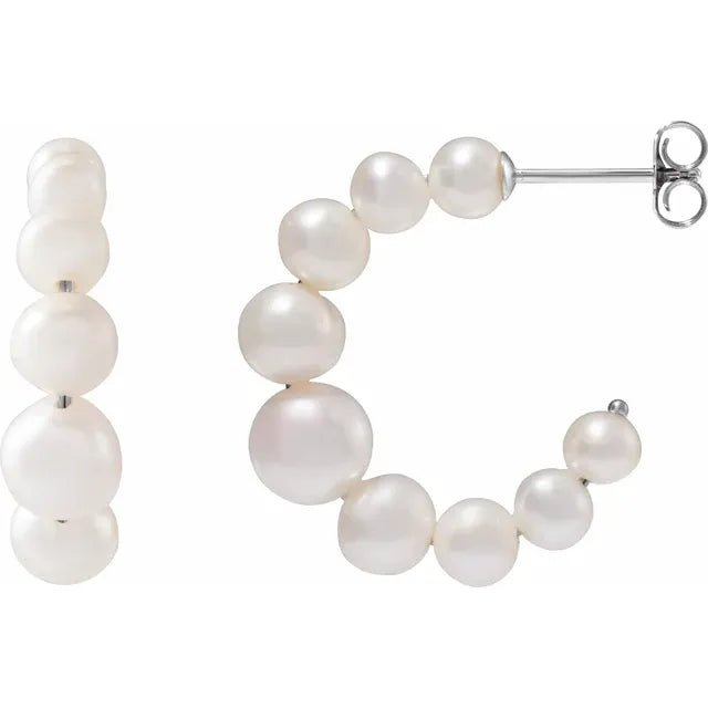 Sirène Pearl Hoops product detail