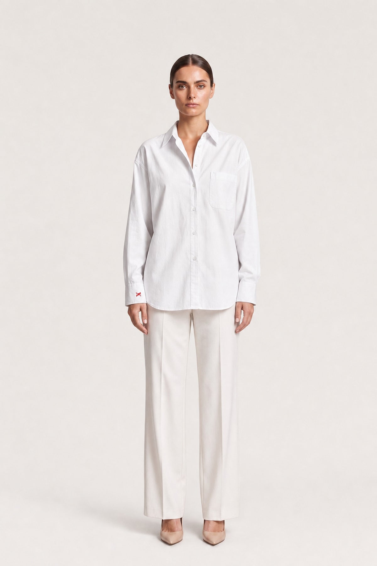 Classic Cotton Shirt In White