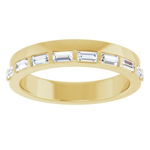 14K Yellow 1/3 CTW Natural Diamond Anniversary Band