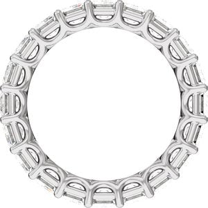 14K White 6 1/3 CTW Lab-Grown Diamond Low Profile Eternity Band