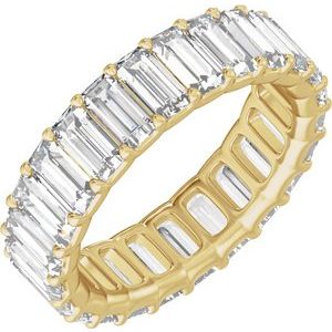 14K Yellow 4 3/4 CTW Lab-Grown Diamond Low Profile Eternity Band