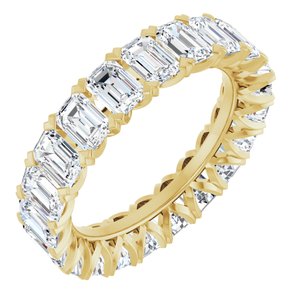 14K Yellow 5 1/3 CTW Lab-Grown Diamond Eternity Band Size 7