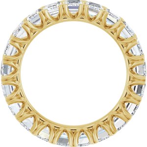 14K Yellow 5 1/3 CTW Lab-Grown Diamond Eternity Band Size 7