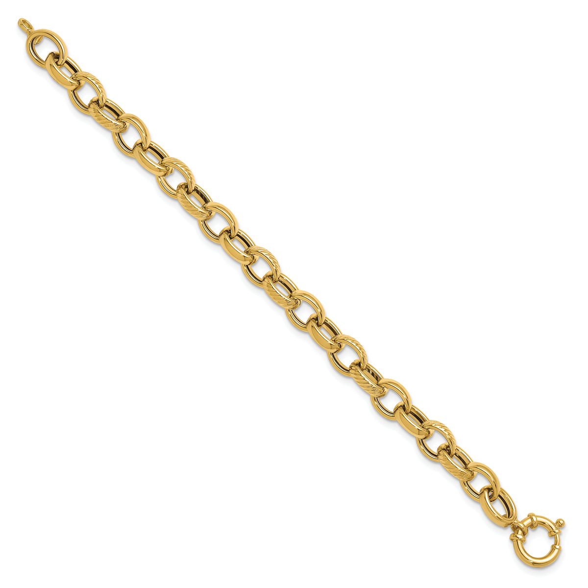 Cable 14K Gold Bracelet — Yellow Gold