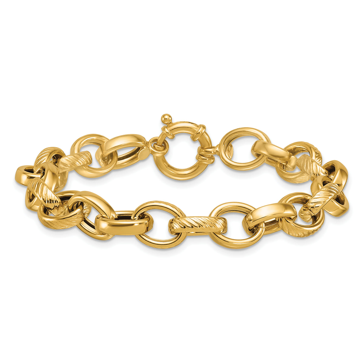 Cable 14K Gold Bracelet — Yellow Gold