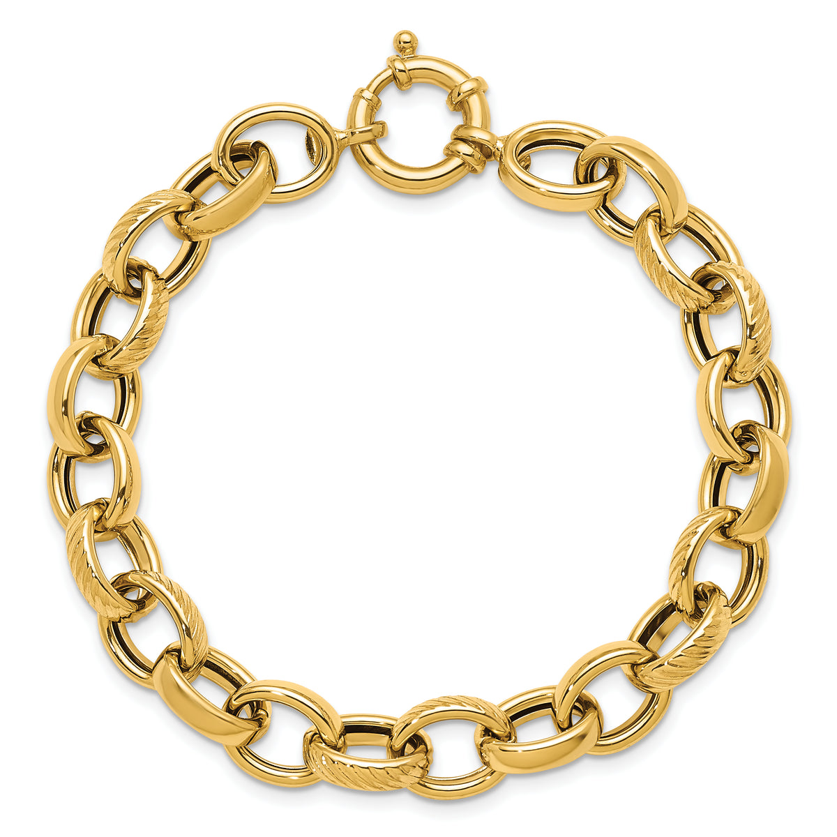 Cable 14K Gold Bracelet — Yellow Gold