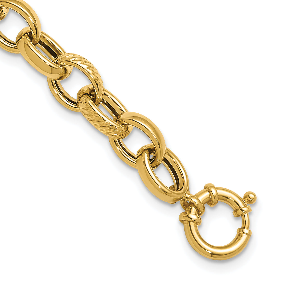 Cable 14K Gold Bracelet — Yellow Gold