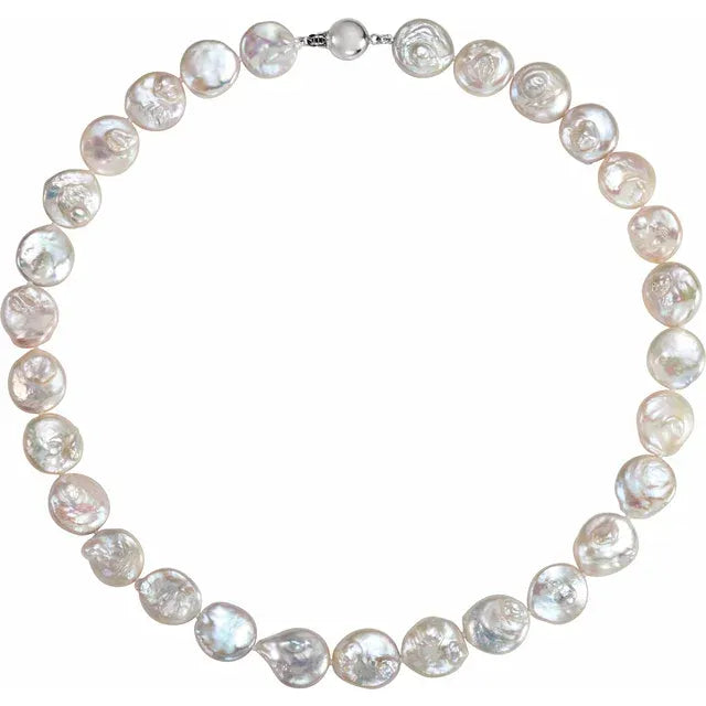 Pleine Lune Coin Pearl Necklace product detail