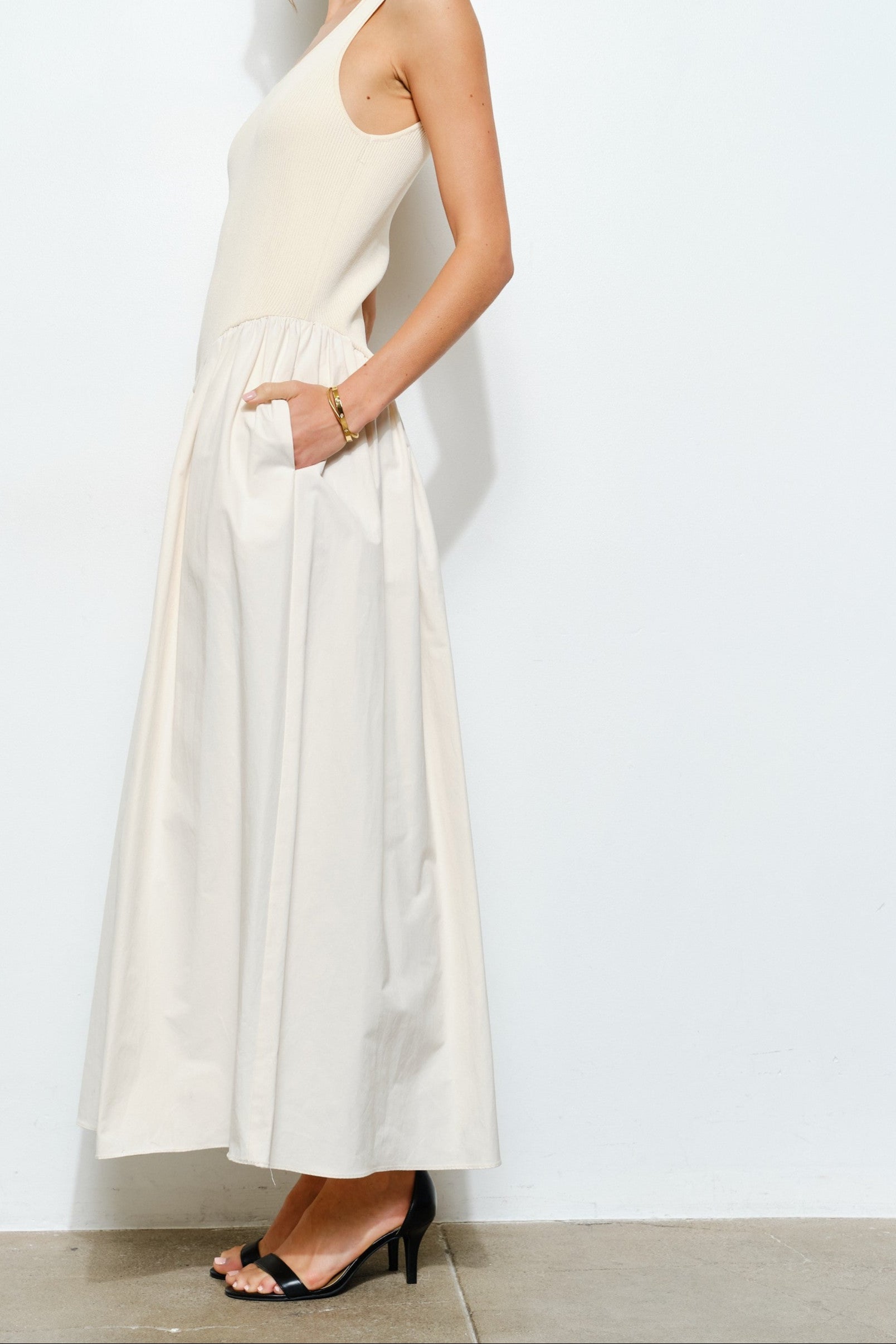 ribbed flare dress YOURS Plus Size Charcoal Grey Ribbed Flare Maxi Dress