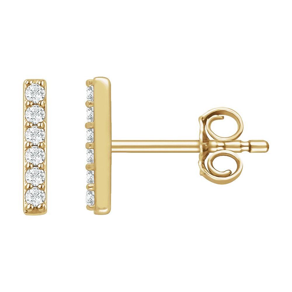 Diamonds and Gold Luce Earrings