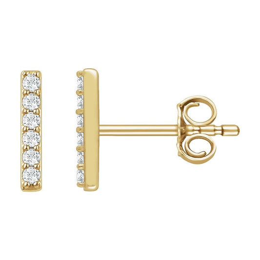 Diamonds and Gold Luce Earrings
