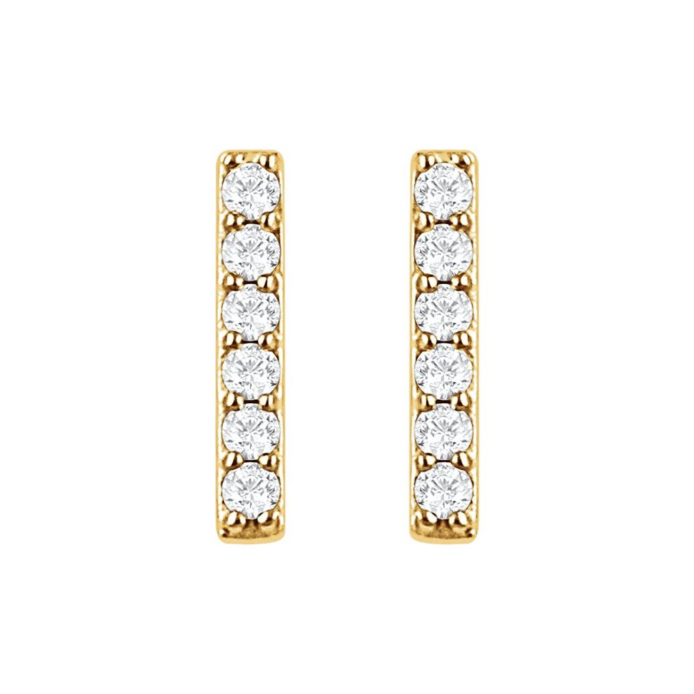 Diamonds and Gold Luce Earrings