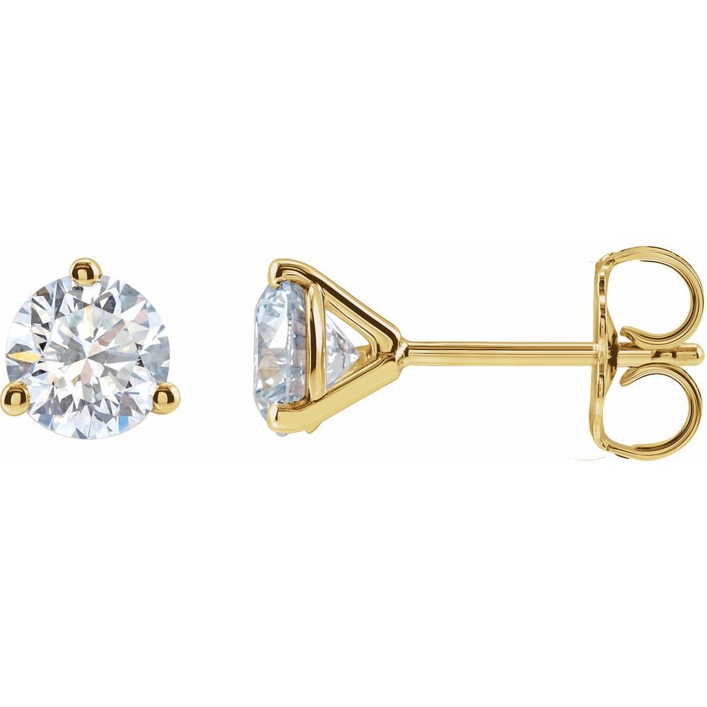 Diamonds and Gold Vertice Earrings