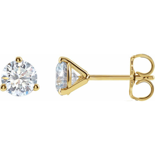 Diamonds and Gold Vertice Earrings