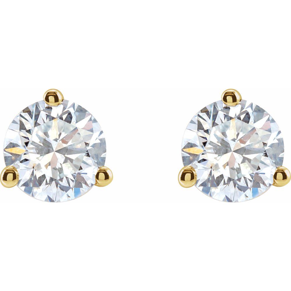 Diamonds and Gold Vertice Earrings