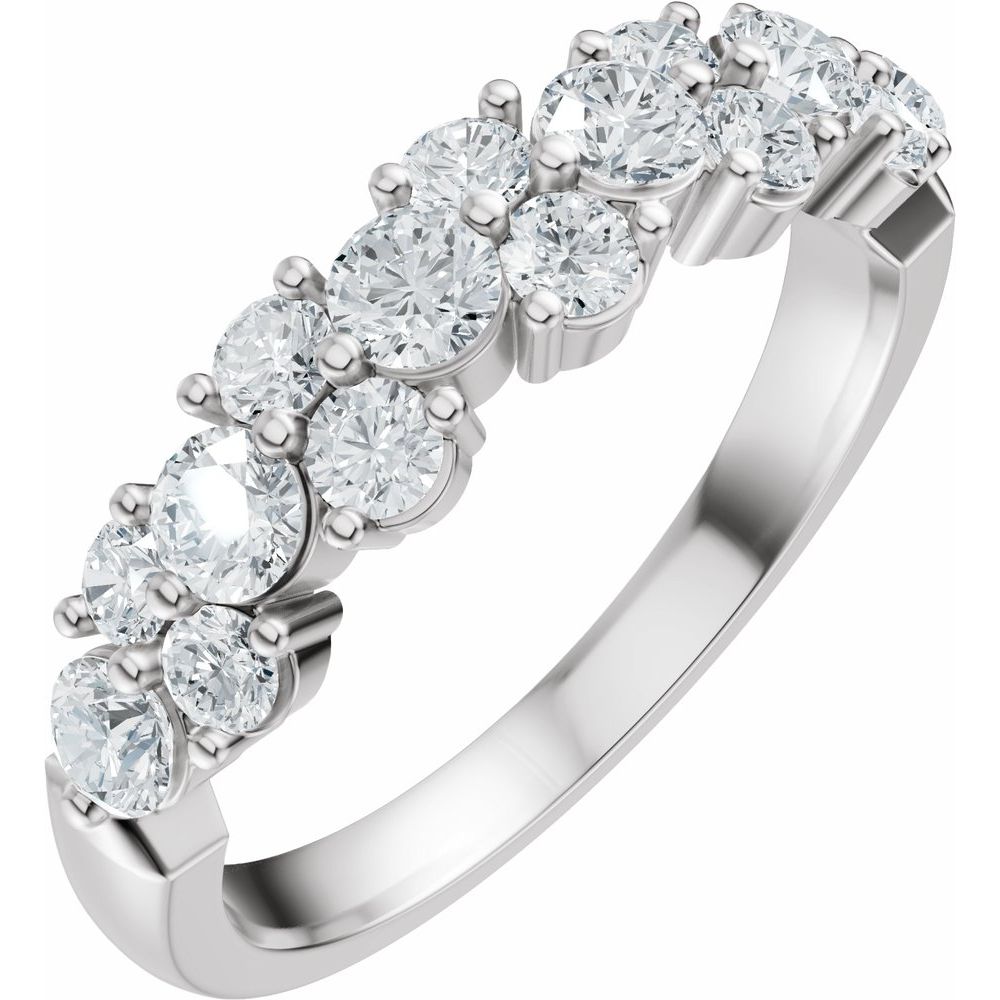 14K Yellow 1 CTW Lab-Grown Diamond Band