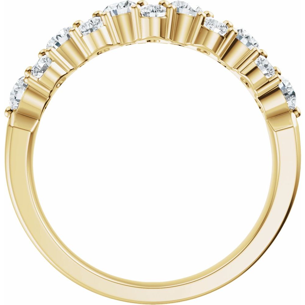14K Yellow 1 CTW Lab-Grown Diamond Band