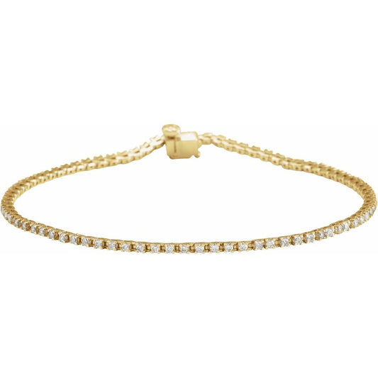 Diamonds and 14K Yellow Gold Élodie Bracelet