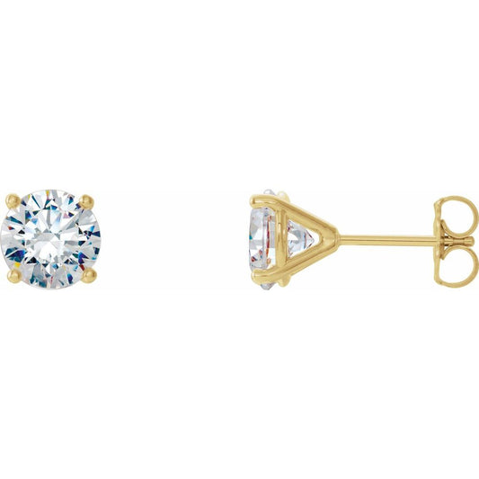 Diamonds and Gold Punto Luce Earrings