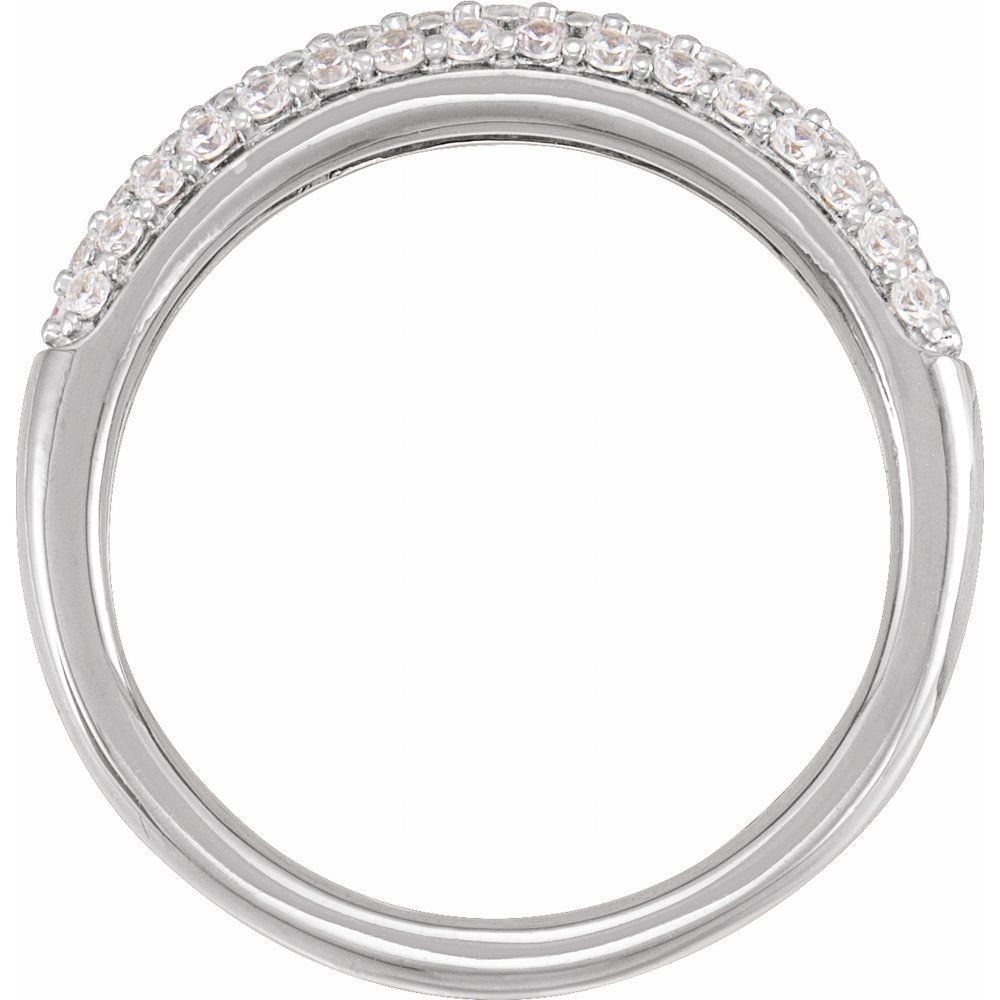 Diamonds and Gold Pavé Ring