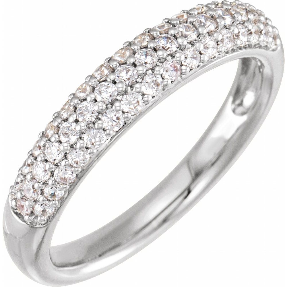 Diamonds and Gold Pavé Ring