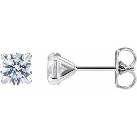Diamonds and Gold Cocktail Stud Earrings