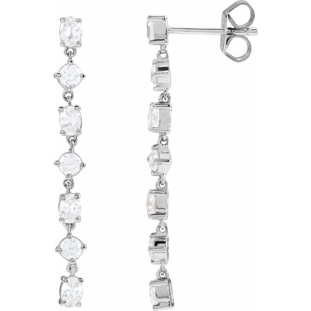 Diamonds and Gold Scala di Diamanti Earrings