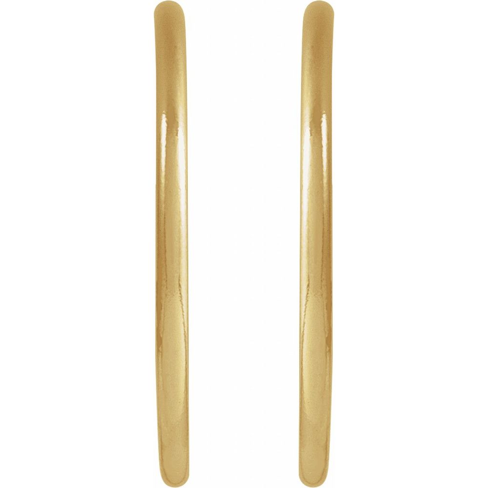 14K Yellow Gold-Filled 20 mm Hoop Earrings