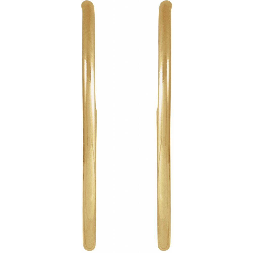 14K Yellow Gold-Filled 25 mm Hoop Earrings