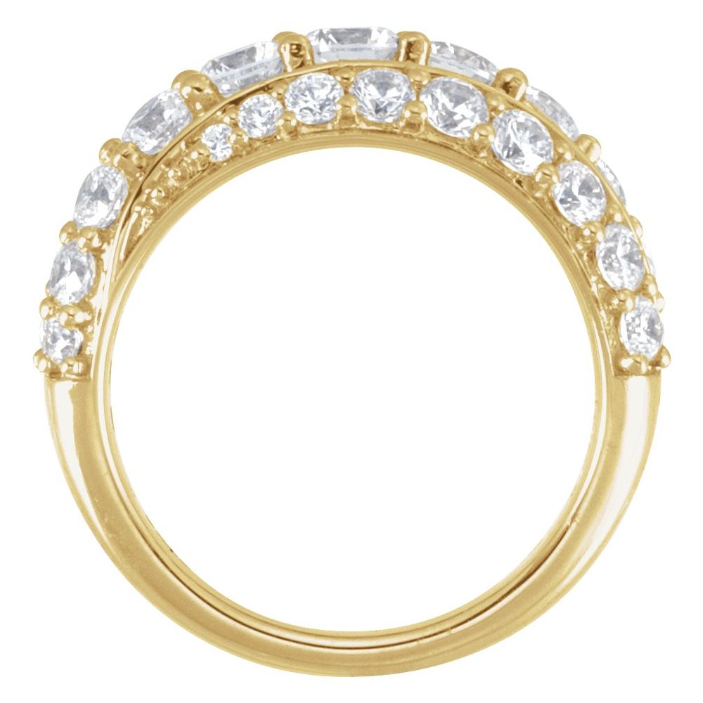 14K Yellow 2 1/4 CTW Lab-Grown Diamond Ring