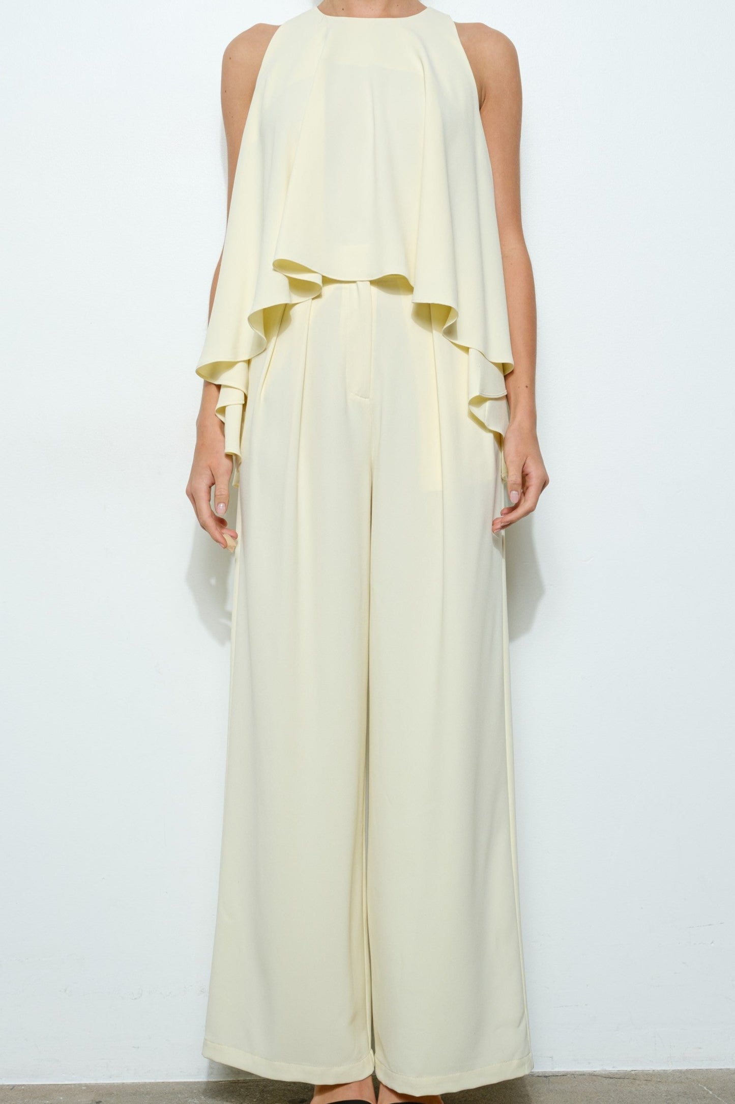 ASYMMETRICAL DRAPED SET
