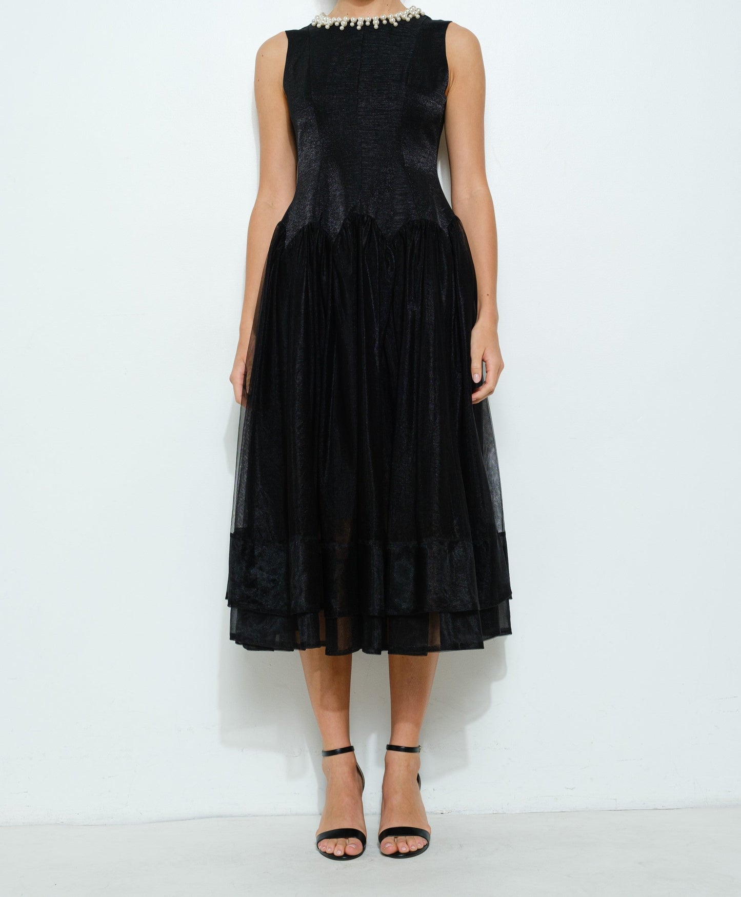 TULLE MIDI DRESS
