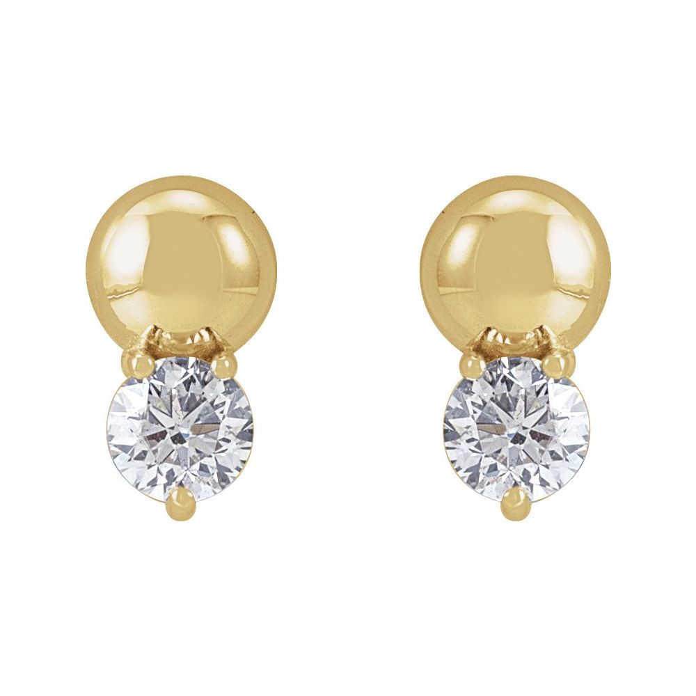 Diamonds and Gold Chiara Earrings
