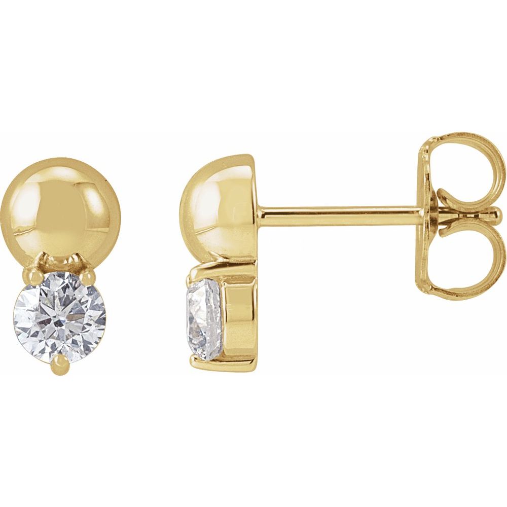 Diamonds and Gold Chiara Earrings