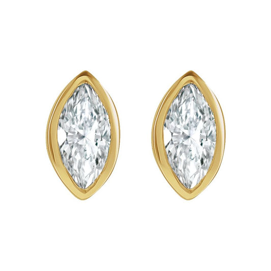 Natural Diamonds and Gold Vittoria Earrings